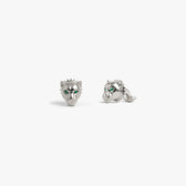 Awe Inspired Tools 925 Sterling Silver Emerald Eye Jaguar Cufflinks