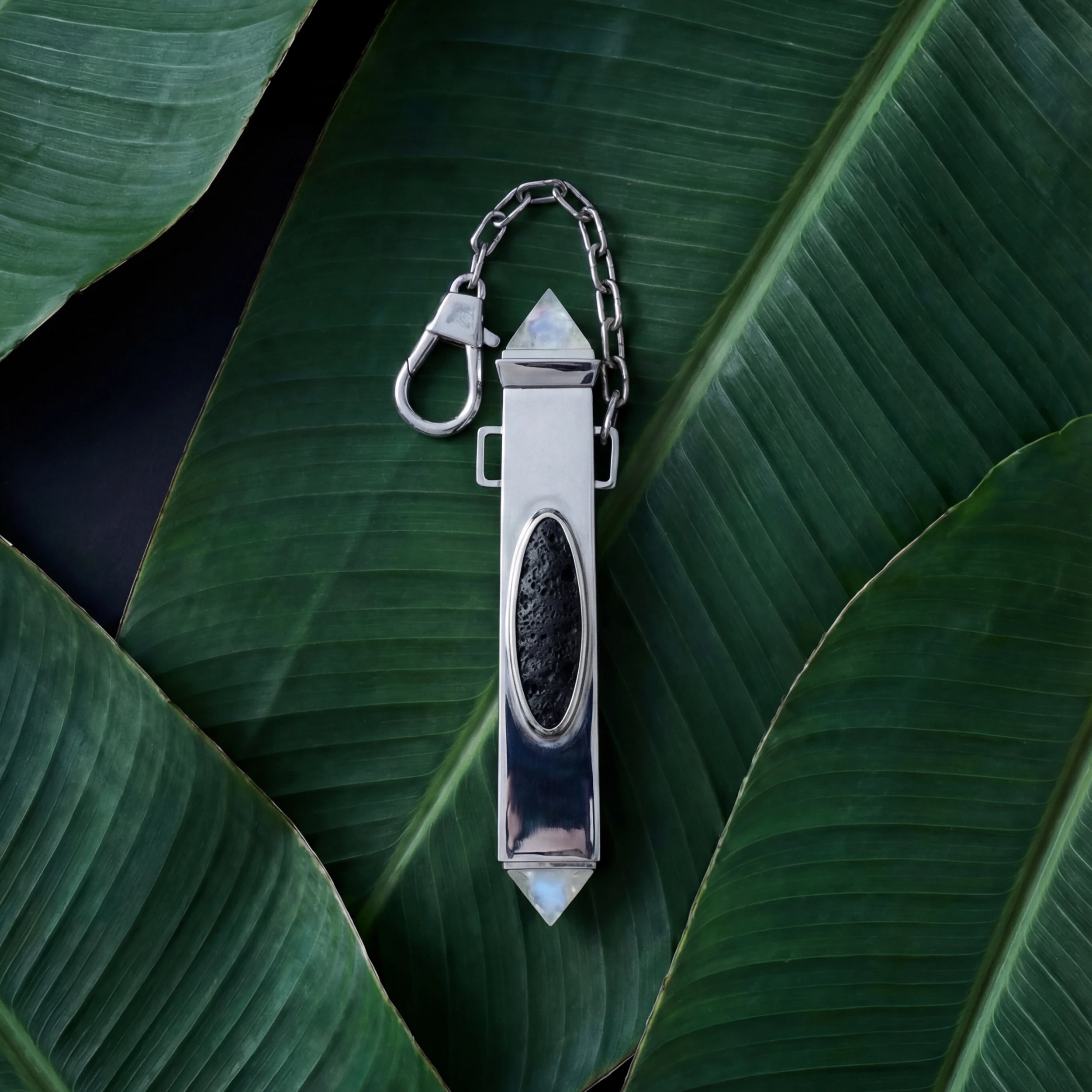 Awe Inspired Tools Silver Plated Brass Ash & Smoke Volcanic Striker Vessel