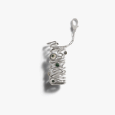 Awe Inspired Tools Silver Plated Brass Gemstone Haze Lighter Case Keychain