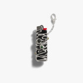 Awe Inspired Tools Silver Plated Brass Gemstone Haze Lighter Case Keychain