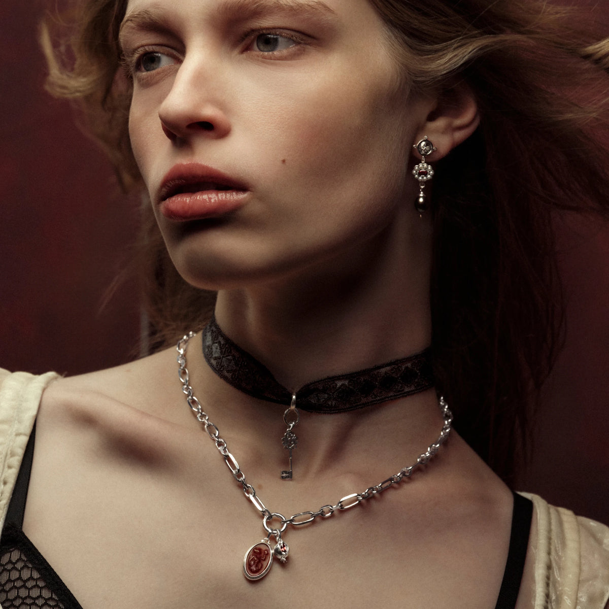 Awe Inspired Earrings Memento Mori Earrings