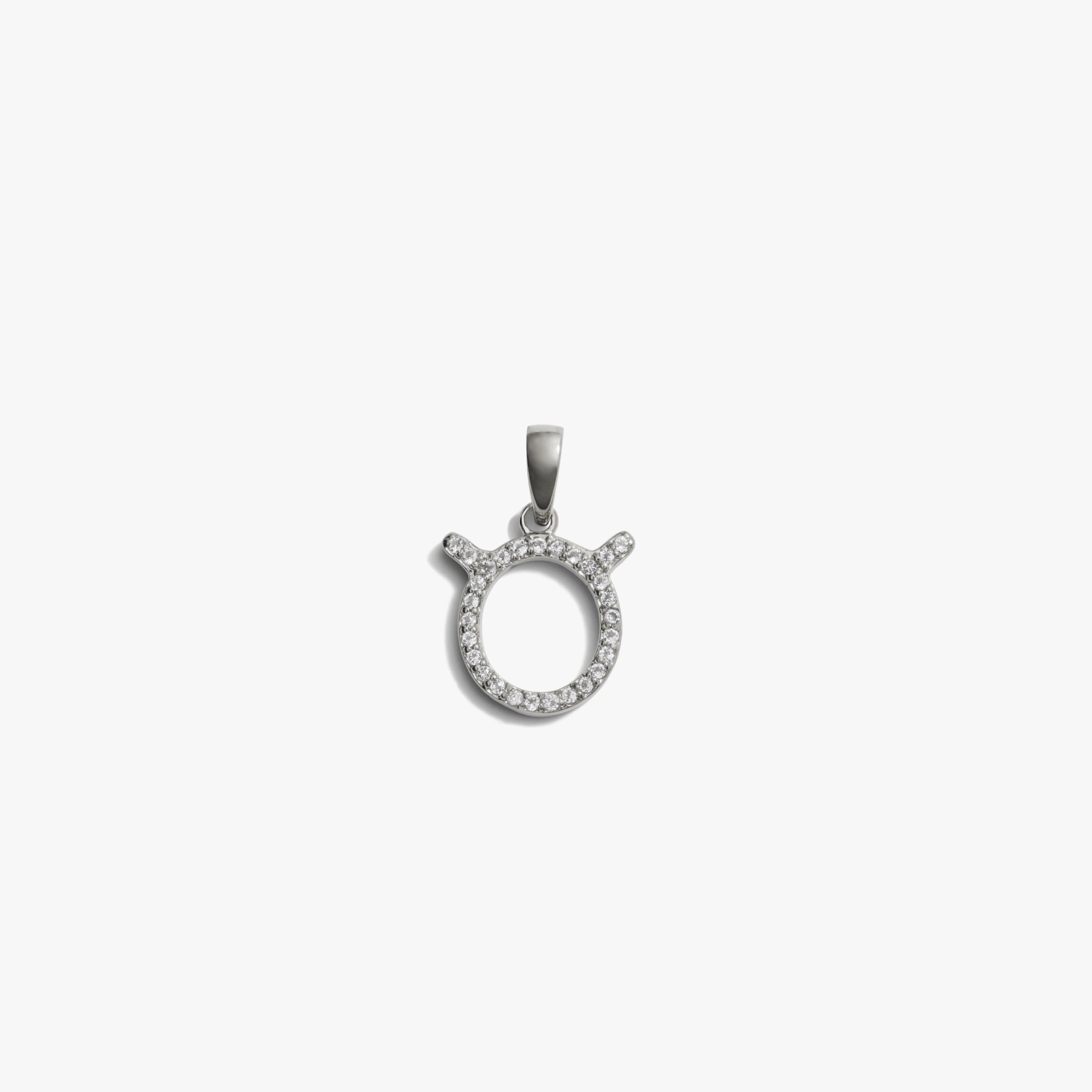 Awe Inspired Pendants 925 Sterling Silver / Taurus / Mini Special Offer Zodiac Gemstone Amulet