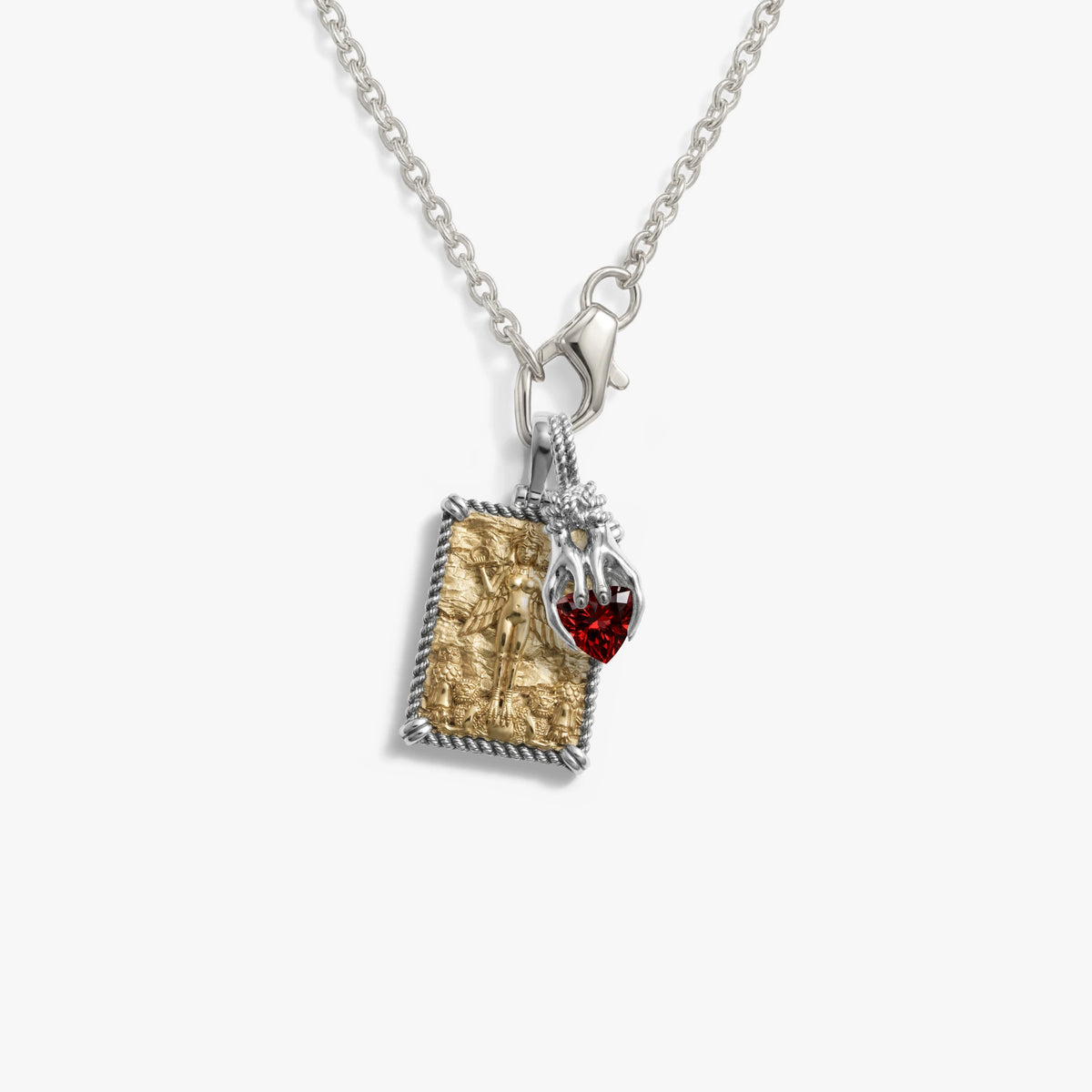 Awe Inspired Necklaces 925 Sterling Silver / The Empress Divine Archetype Charm Necklace