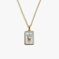 Awe Inspired Necklaces 14K Gold Vermeil / The Three of Swords Tarot Pendant / 16'' - 18'' Tarot Necklace