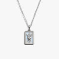 Awe Inspired Necklaces 925 Sterling Silver / The Three of Swords Tarot Pendant / 16'' - 18'' Tarot Necklace