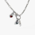 Awe Inspired Necklaces 925 Sterling Silver / Tied By Fate Lover's Knot Charm Necklace