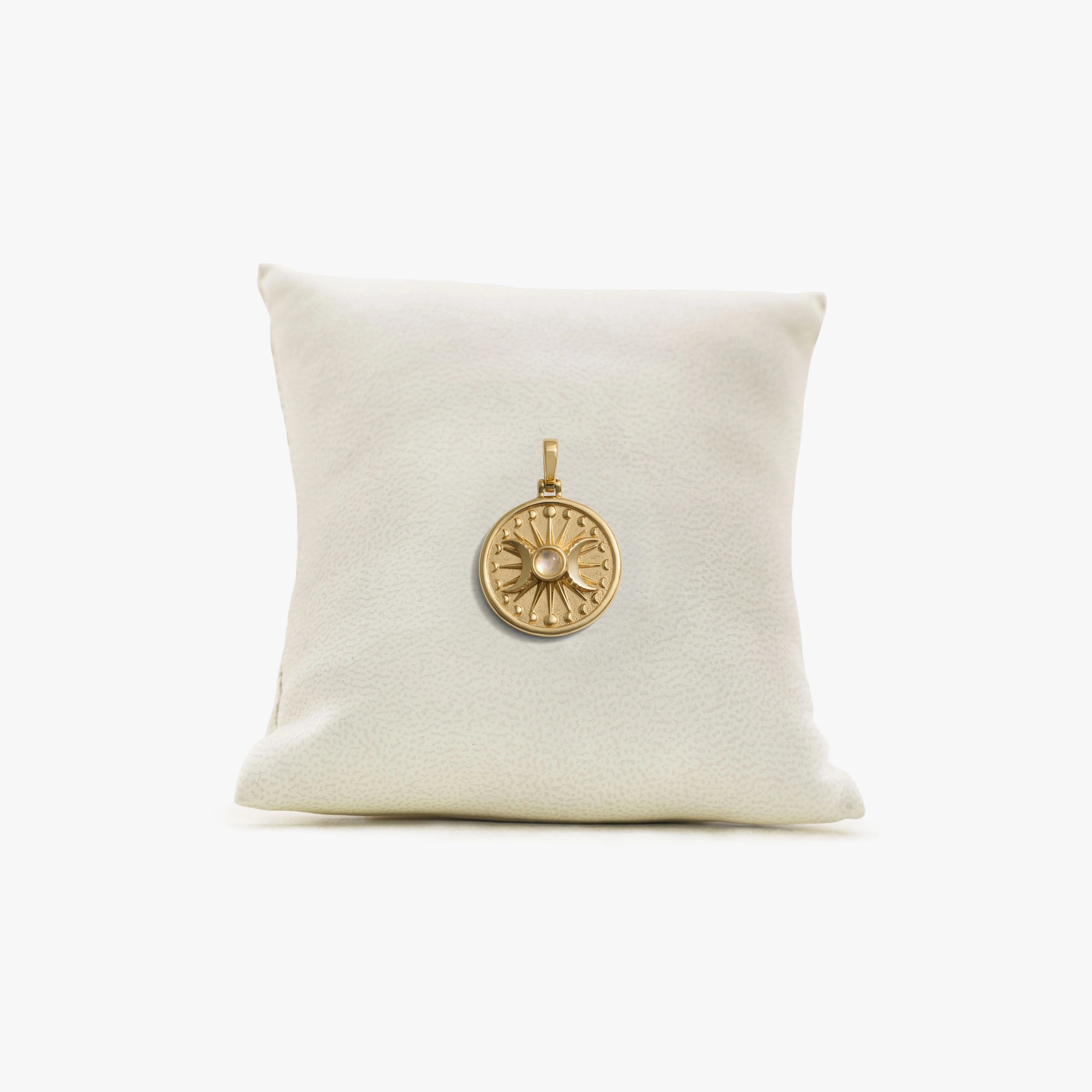 Awe Inspired Pendants 14K Gold Vermeil / Large Archive Alanis Triple Moon Pendant