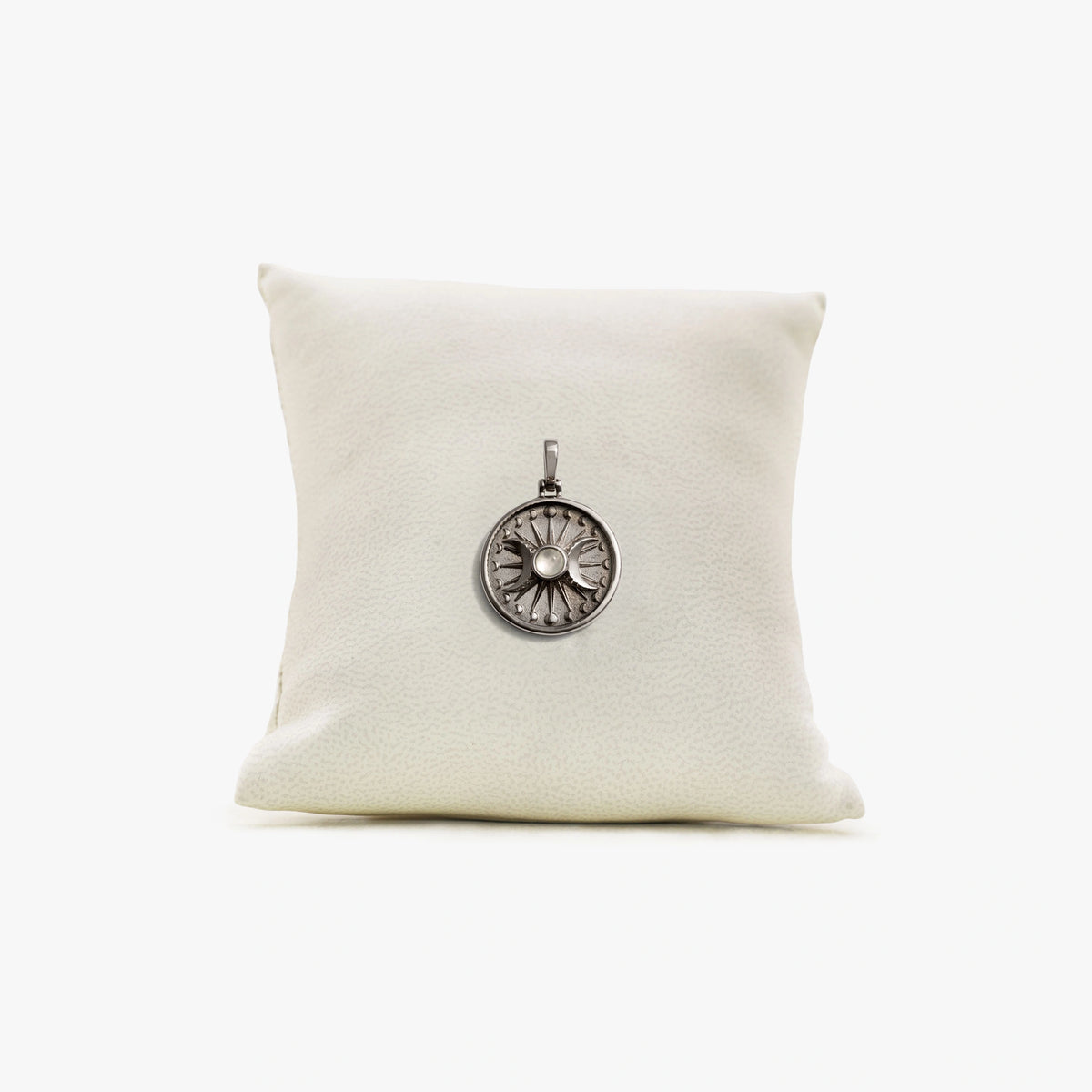 Awe Inspired Pendants Oxidized 925 Sterling Silver / Large Archive Alanis Triple Moon Pendant