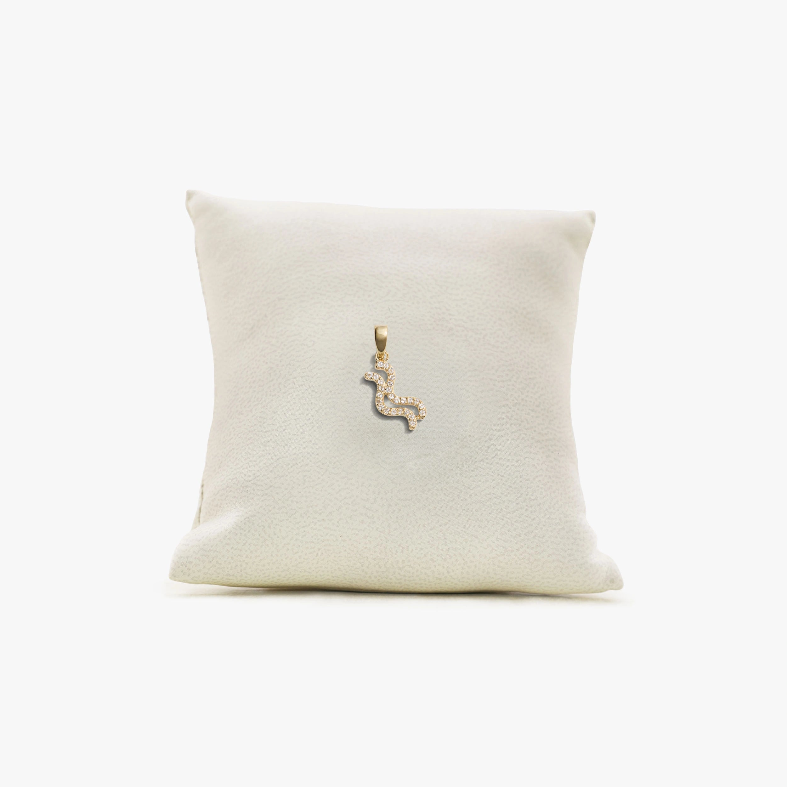 Awe Inspired Pendants 14K Gold Vermeil / Aquarius / Mini Archive Zodiac Gemstone Amulet