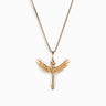 Winged Torch Necklace