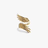 Awe Inspired Rings 14K Gold Vermeil / 6 Wing Wrap Ring