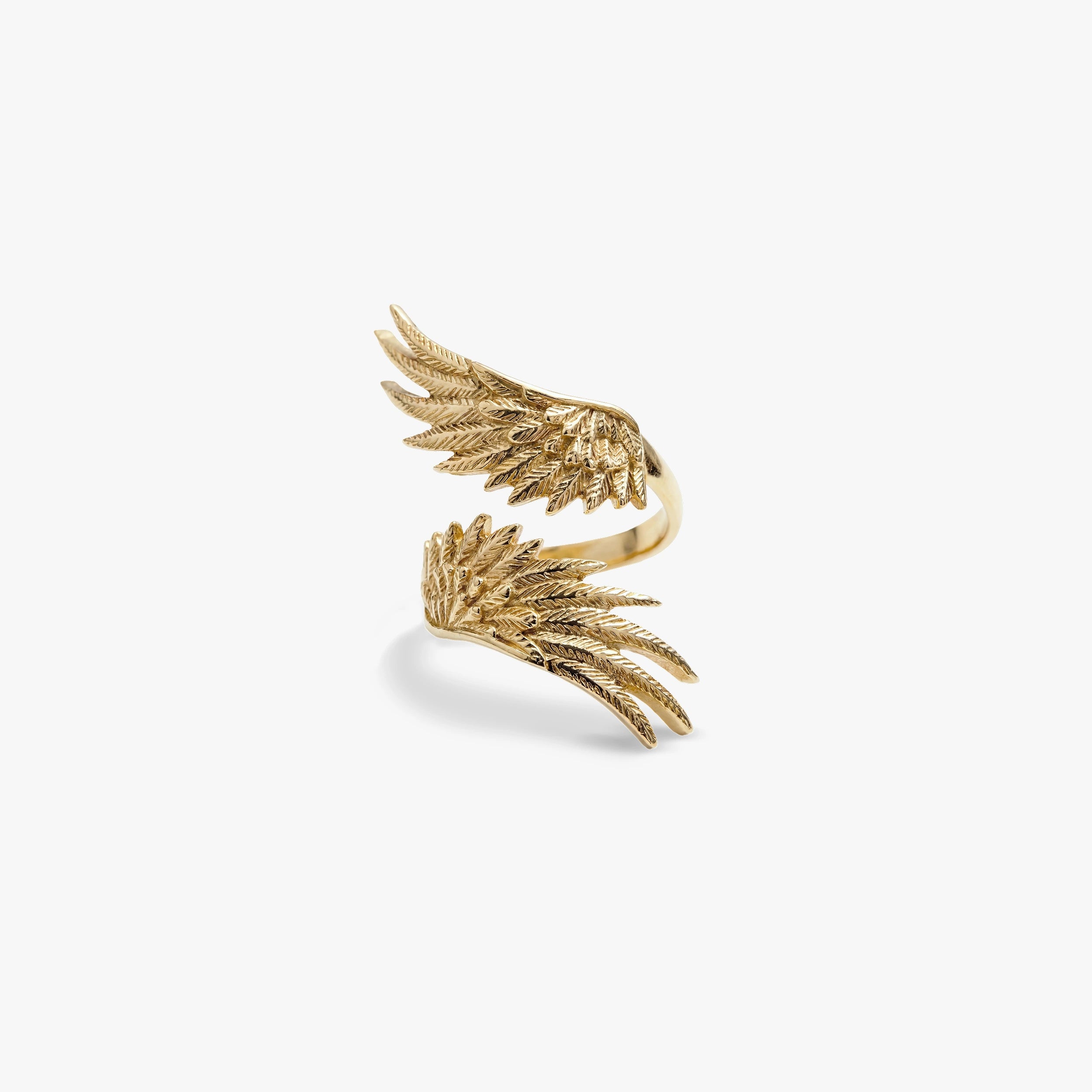 Awe Inspired Rings 14K Gold Vermeil / 6 Wing Wrap Ring