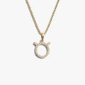 Awe Inspired Necklaces 14K Gold Vermeil / Taurus / Mini Zodiac Gemstone Necklace