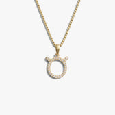 Awe Inspired Necklaces 14K Gold Vermeil / Taurus / Mini Zodiac Gemstone Necklace