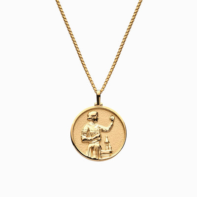 Awe Inspired 14K Yellow Gold Vermeil / 16"-18" Marie Curie Necklace