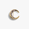 Awe Inspired Accessories 14K Yellow Gold Vermeil Crescent Moon Brooch