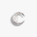 Awe Inspired Accessories 925 Sterling Silver Crescent Moon Brooch