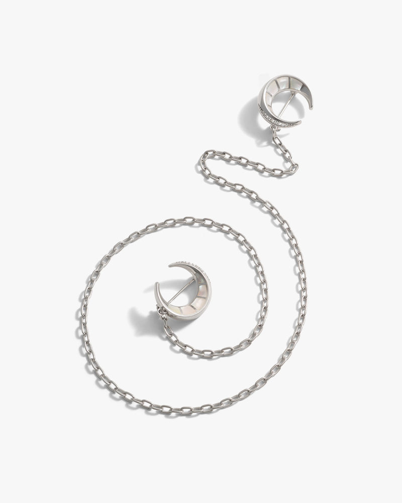 Awe Inspired Accessories Crescent Moon Brooch