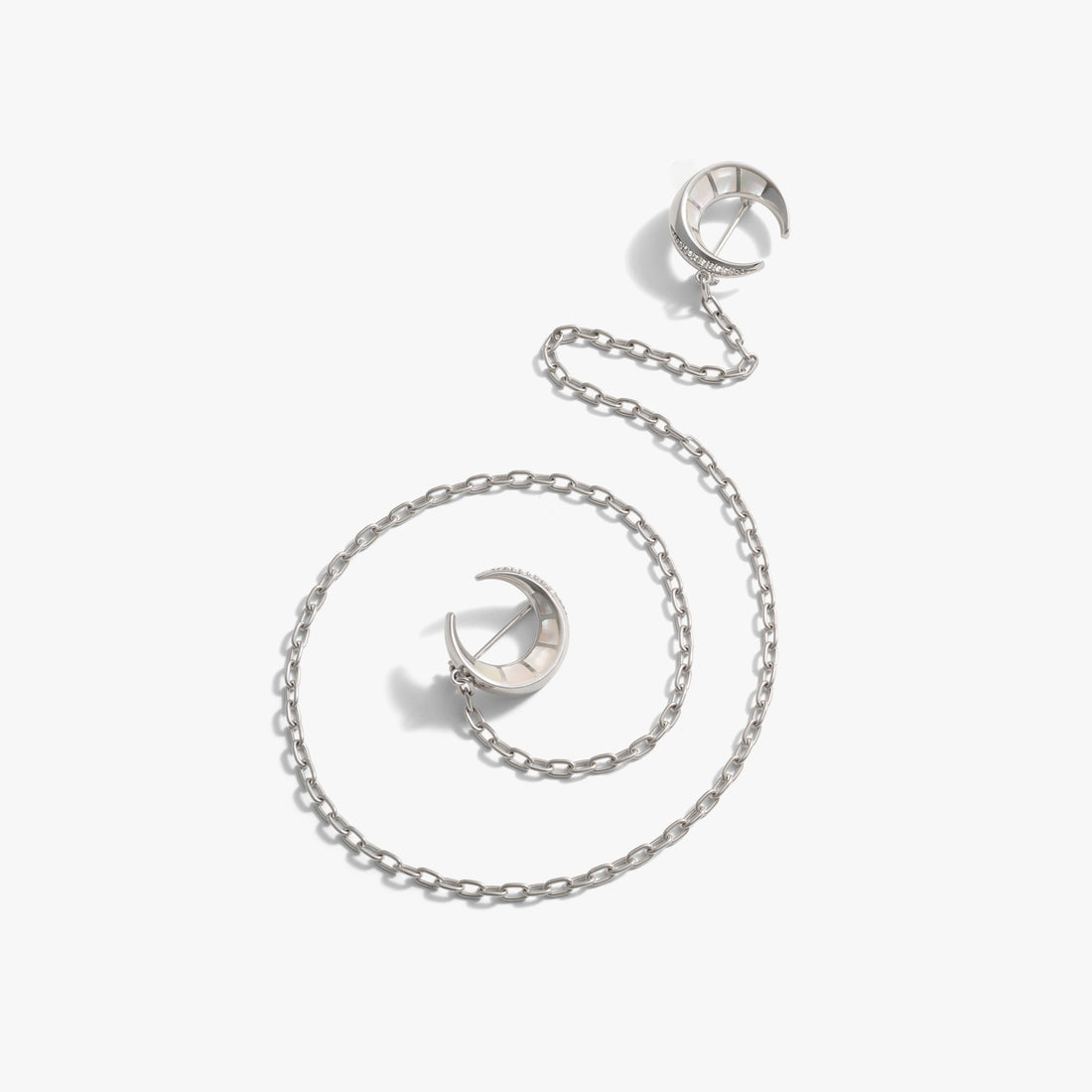 Awe Inspired Accessories Crescent Moon Brooch