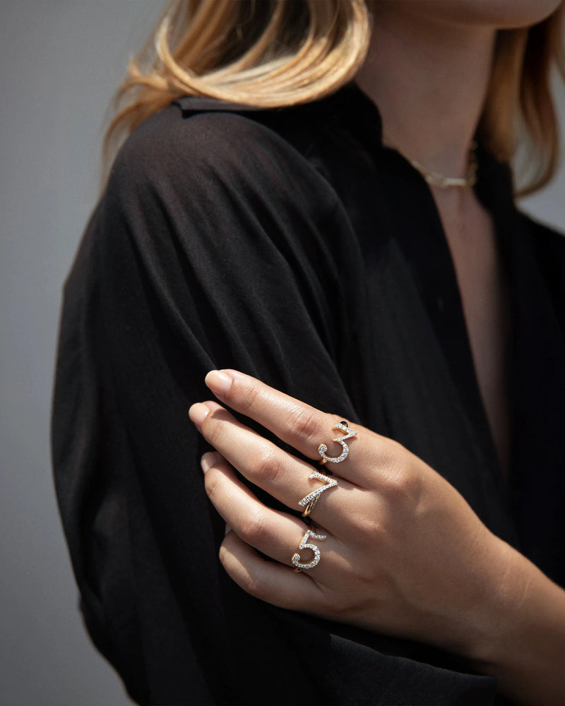 Awe Inspired Angel Number Rings