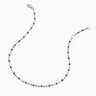 Awe Inspired Anklets Sterling Silver / Ruby Colored Enamel Anklet