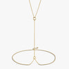 Awe Inspired Body Chain 14K Gold Vermeil / 25-27" Double Charm Body Chain