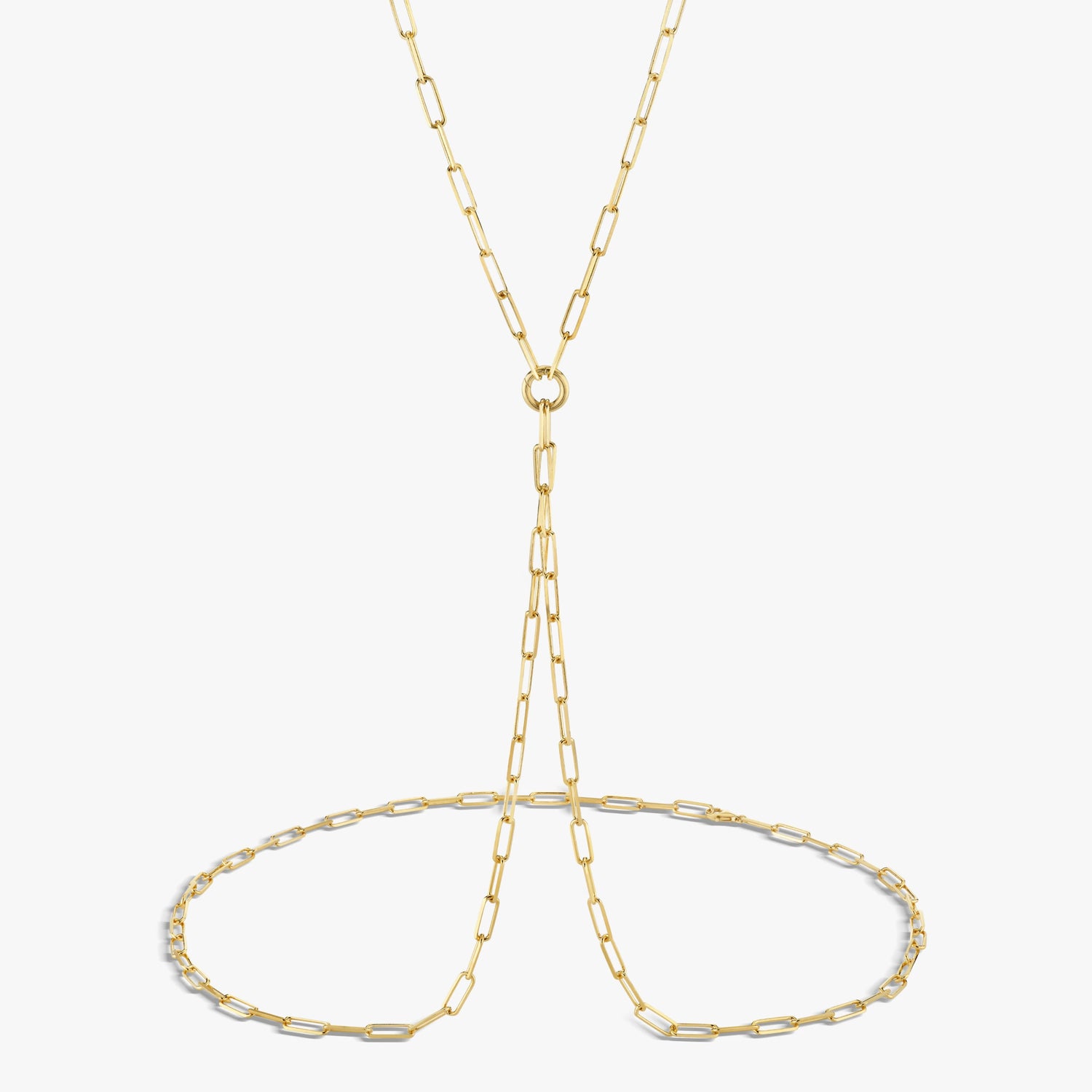 Awe Inspired Body Chain 14K Gold Vermeil / 30-32" Charm Collector Body Chain