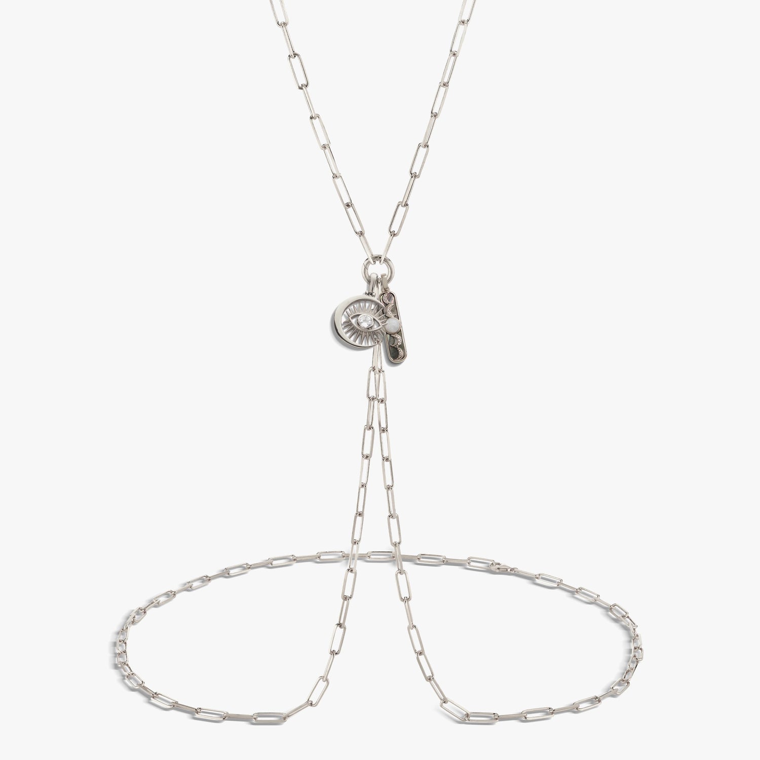 Awe Inspired Body Chain 14K Yellow Gold Vermeil Moon Body Chain Set