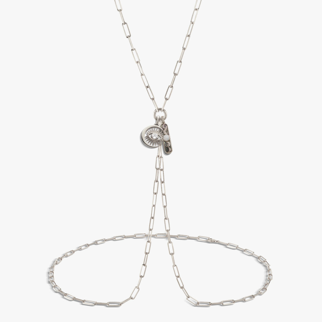 Awe Inspired Body Chain 14K Yellow Gold Vermeil Moon Body Chain Set