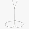 Awe Inspired Body Chain 925 Sterling Silver / 25-27" Double Charm Body Chain