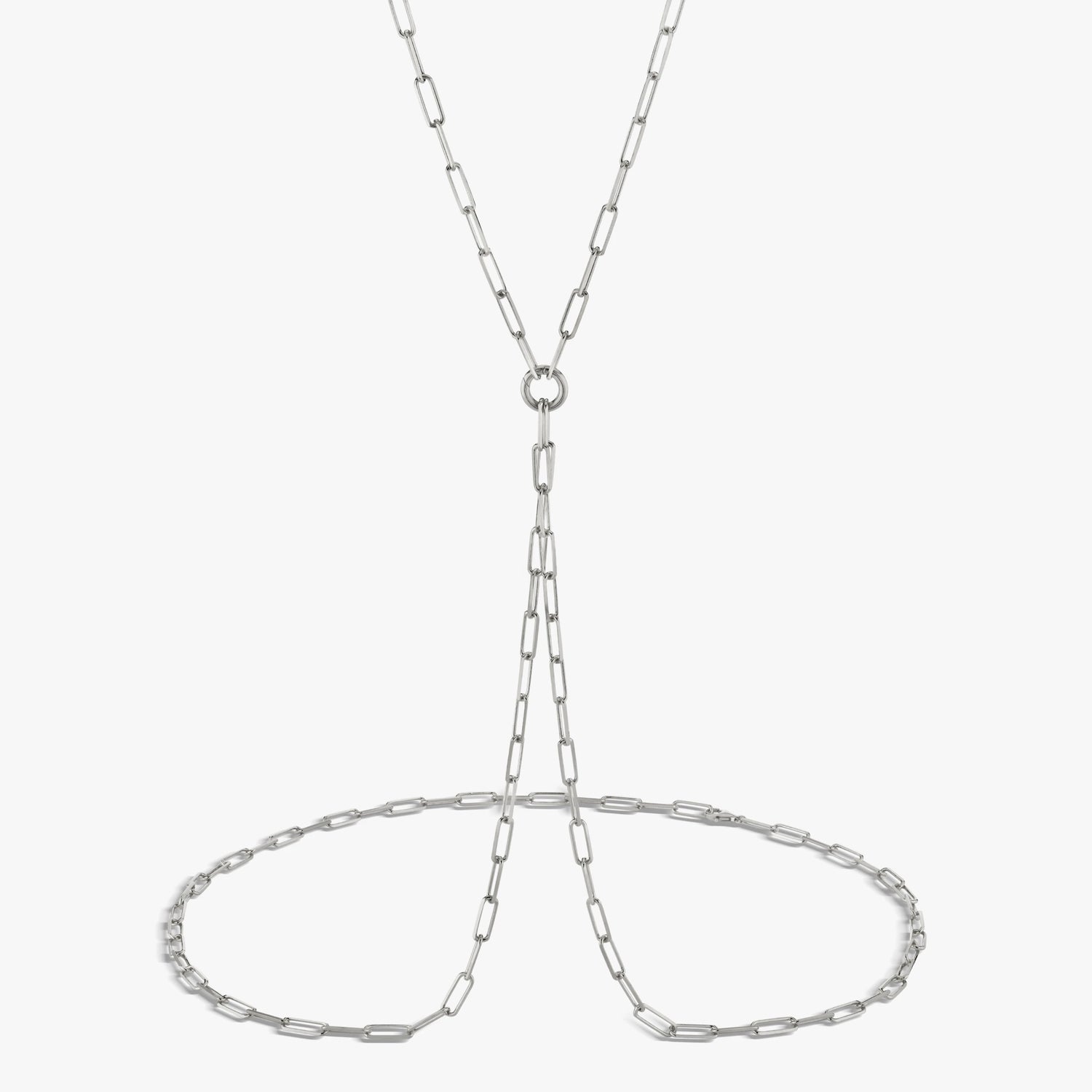 Awe Inspired Body Chain 925 Sterling Silver / 30-32" Charm Collector Body Chain