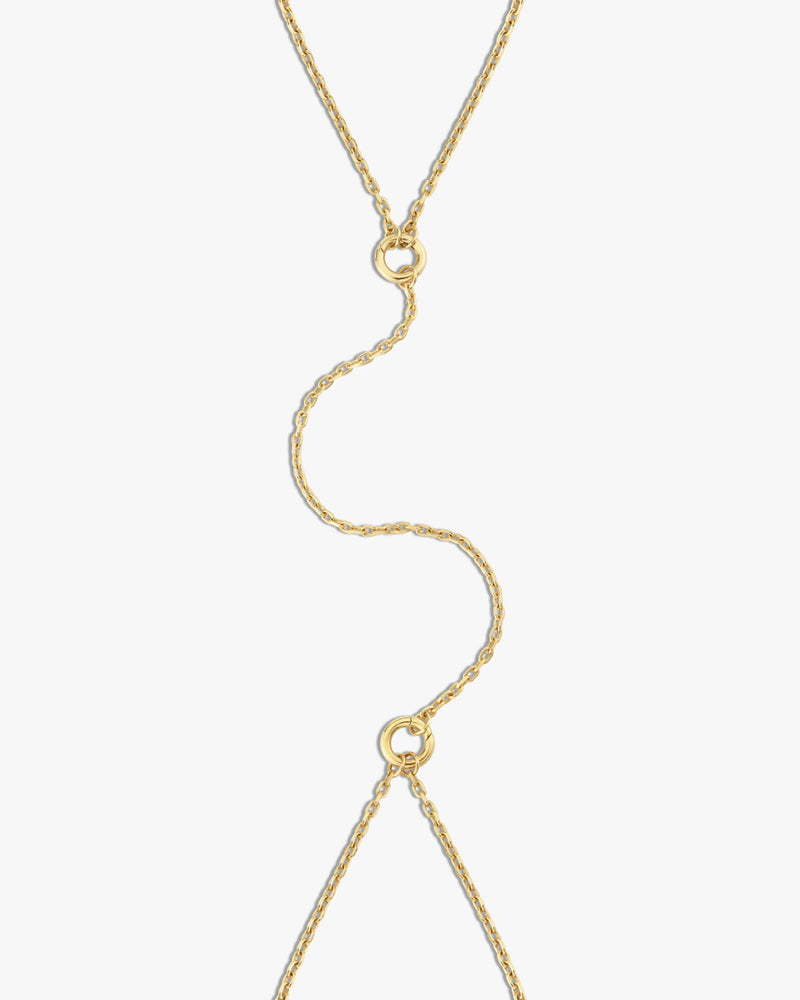 Awe Inspired Body Chain Double Charm Body Chain