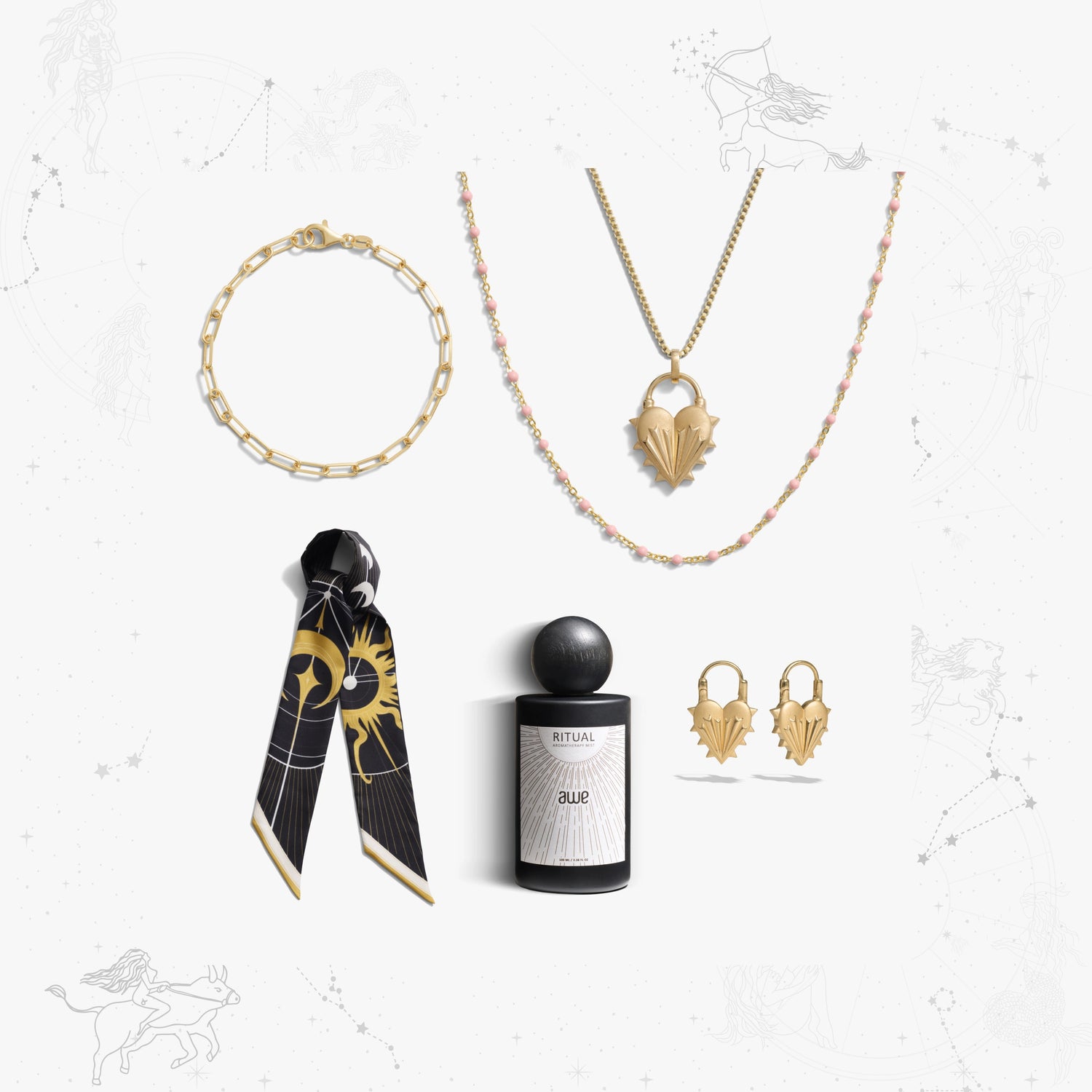 Awe Inspired Box Set 14K Gold Vermeil / Spiked Hearts Club 5-Door Advent Calendar