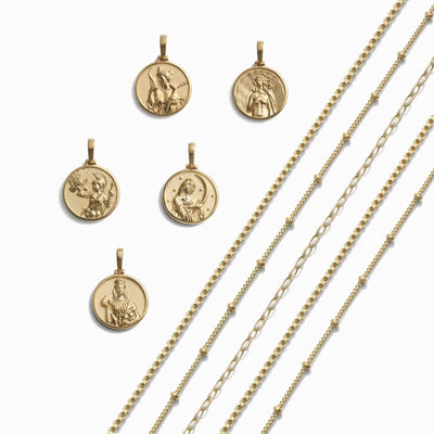 Awe Inspired Box Set 14K Yellow Gold Vermeil / Mini Mini Goddess Gift Set