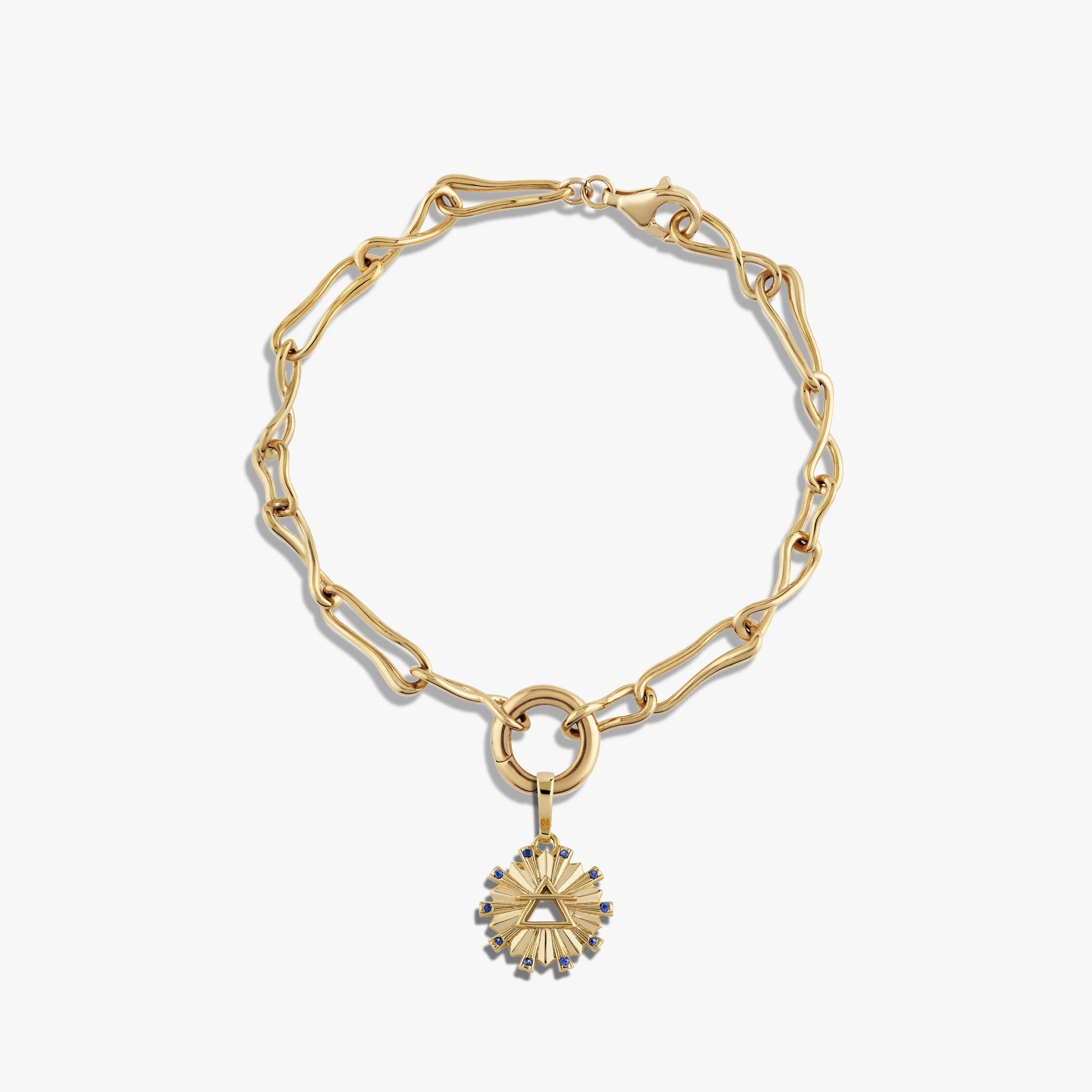 Awe Inspired Bracelets 14K Gold Vermeil / Air Molten Element Bracelet