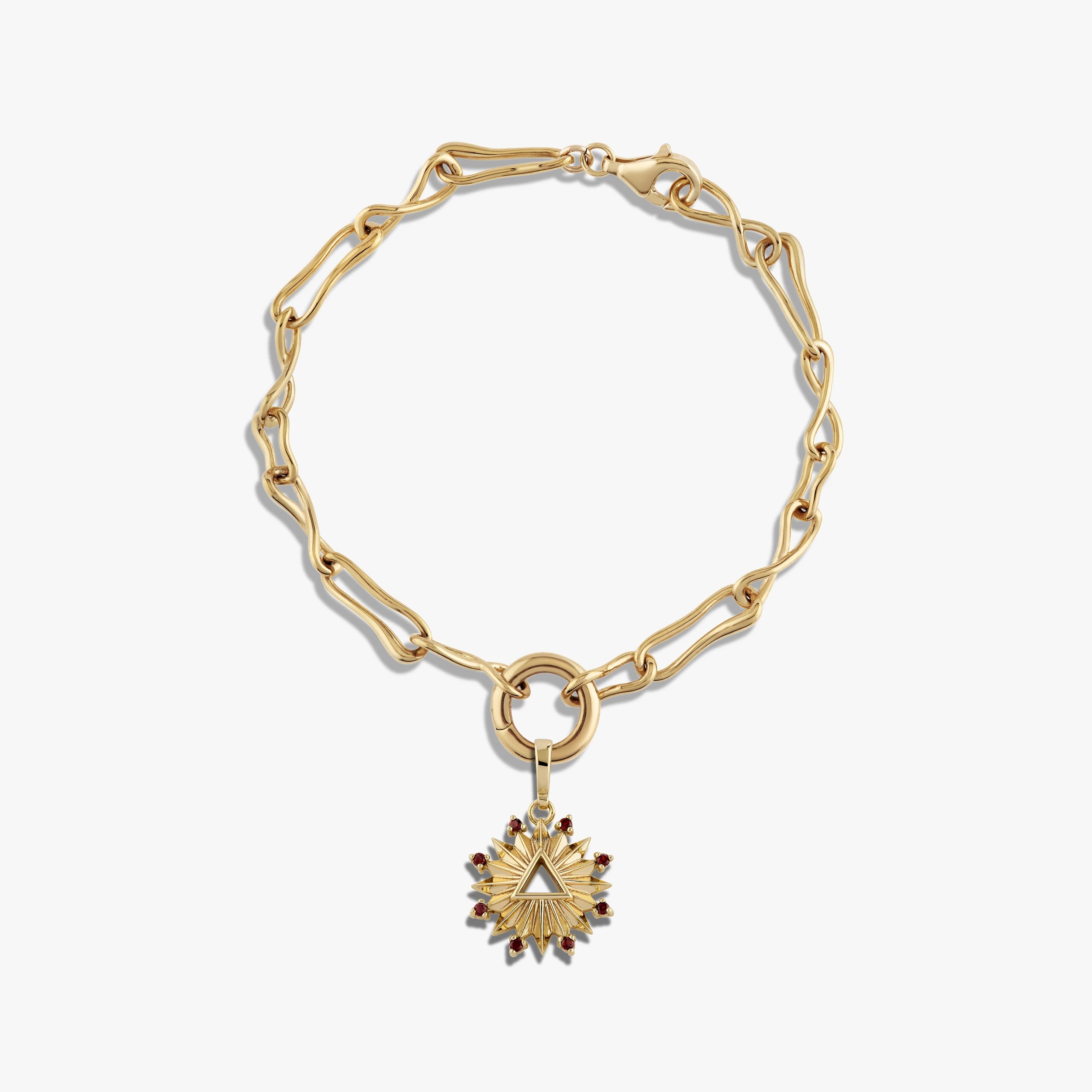 Awe Inspired Bracelets 14K Gold Vermeil / Fire Molten Element Bracelet