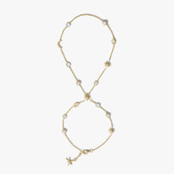 Awe Inspired  Bracelets Midnight Reflection Hand Chain