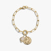 Awe Inspired Bracelets 14K Gold Vermeil / Mini Selene Moon Goddess Bracelet Set