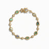 Awe Inspired Bracelets 14K Yellow Gold Vermeil / 6.7" Abalone Tennis Bracelet