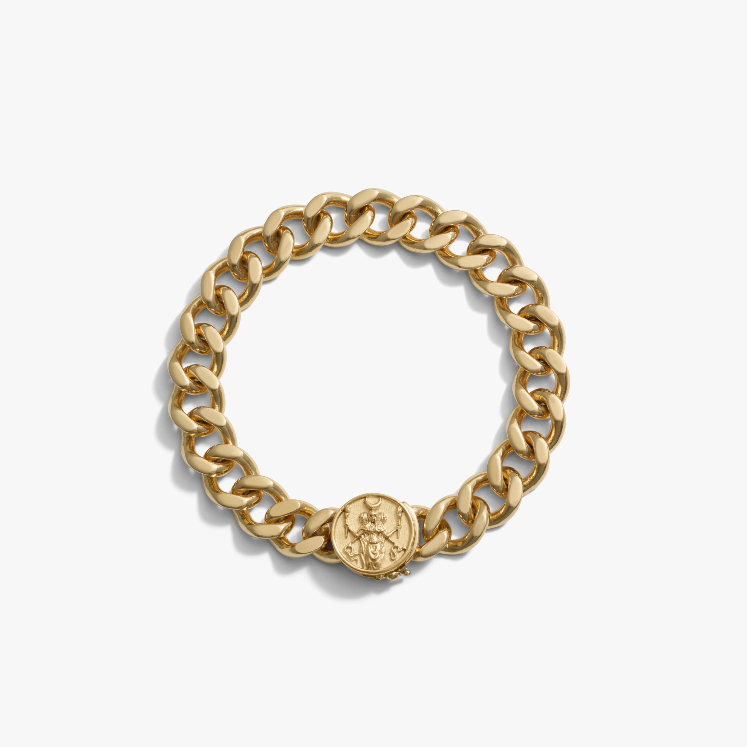 Awe Inspired Bracelets 14K Yellow Gold Vermeil / 6.75" Hecate Goddess Bracelet