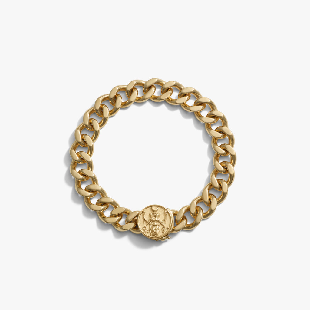 Awe Inspired Bracelets 14K Yellow Gold Vermeil / 6.75" Hecate Goddess Bracelet