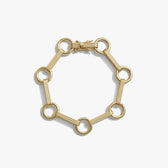 Awe Inspired Bracelets 14K Yellow Gold Vermeil / 6.95" Bar Charm Collector Bracelet