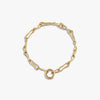 Awe Inspired Bracelets 14K Yellow Gold Vermeil / 7" Molten Chain Bracelet