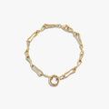 Awe Inspired Bracelets 14K Yellow Gold Vermeil / 7" Molten Chain Bracelet