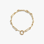 Awe Inspired Bracelets 14K Yellow Gold Vermeil / 7" Molten Chain Bracelet