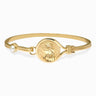 Awe Inspired Bracelets 14K Yellow Gold Vermeil / Aphrodite / 6.3" Goddess Cuff Bracelet