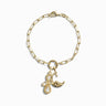 Awe Inspired Bracelets 14K Yellow Gold Vermeil Calm the Chaos Charm Bracelet