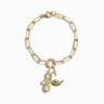 Awe Inspired Bracelets 14K Yellow Gold Vermeil Calm the Chaos Charm Bracelet