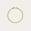 Awe Inspired Bracelets 14K Yellow Gold Vermeil Double Wrap Saturn Bracelet