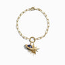 Awe Inspired Bracelets 14K Yellow Gold Vermeil Falling Star Charm Bracelet